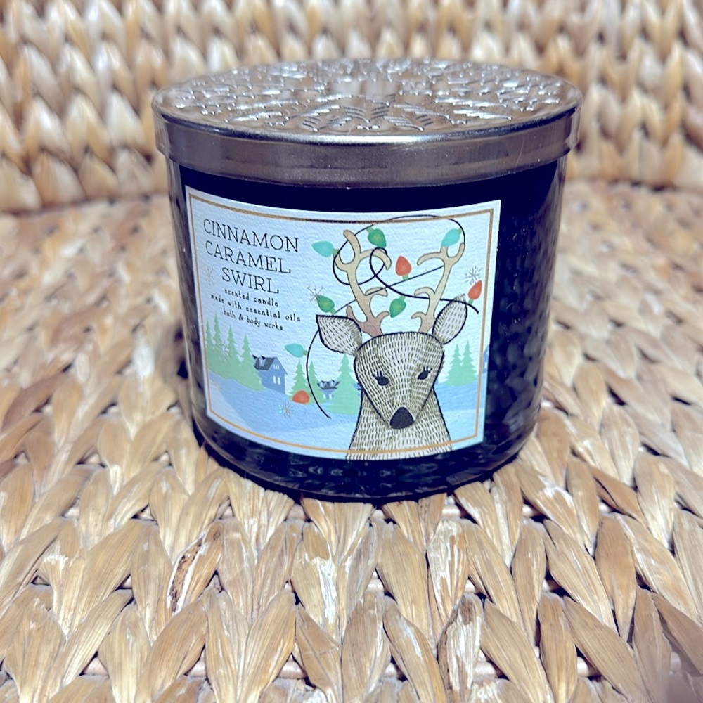 Cinnamon Caramel Swirl Candle 3-Wick